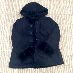 M.f. Editorial Soft leather fur coat